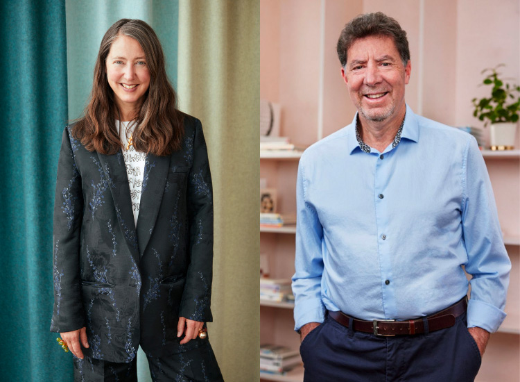 Spokesperson portraits of Ann-Sofie Johansson and Alan Boehme